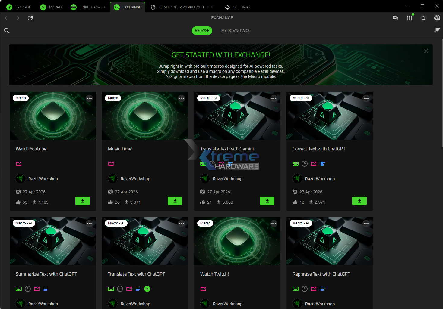 Razer DeathAdder V4 Pro Synapse